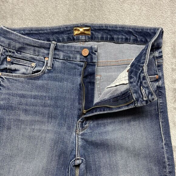 Mother The High Waisted Looker Ankle Fray Jeans Women's Size 28 - Picture 8 of 15